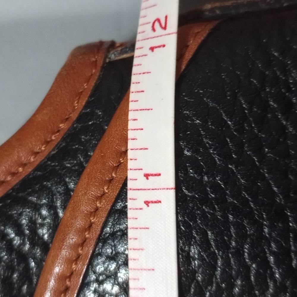 Liz Clyborne Black and Brown Leather Satchel - Picture 15 of 16